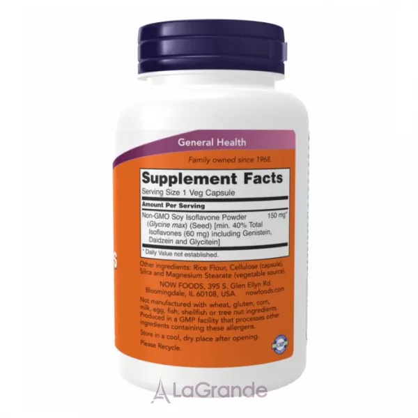 Now Foods Soy Isoflavones 150mg ������� ������� 