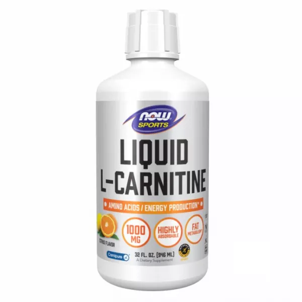 Now Foods Liquid L-Carnitine Citrus Flavor ������ L-�������� �� ������ ���������, 1000 ��