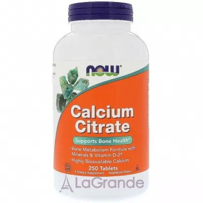 Now Foods Calcium Citrate    , 