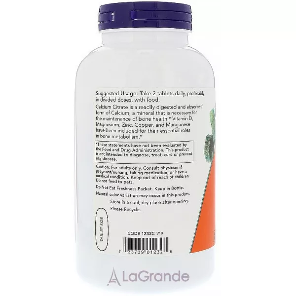 Now Foods Calcium Citrate ������ ������� � �������, ������