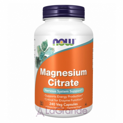 Now Foods Magnesium Citrate Veg Capsules ̳  , 