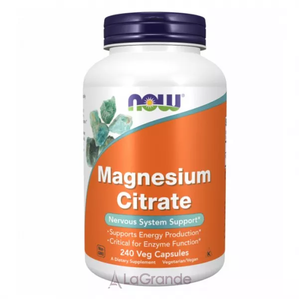 Now Foods Magnesium Citrate Veg Capsules �������� ������ ������, �������
