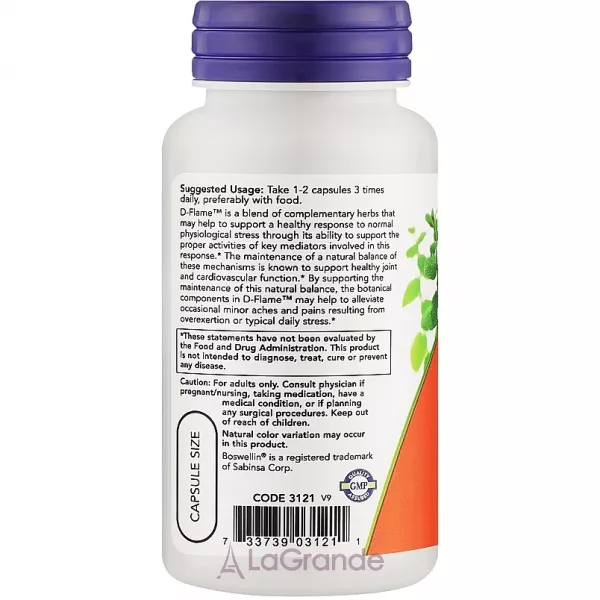 Now Foods D-Flame ����������� ������� �� ���� � ���� � ��������