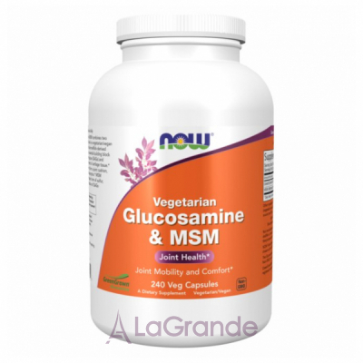 Now Foods Glucosamine & MSM Vegetarian    