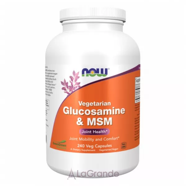 Now Foods Glucosamine & MSM Vegetarian �������� ��� �������� 