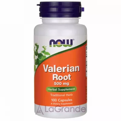 Now Foods Valerian Root Extract 500mg Veg Capsules    500  