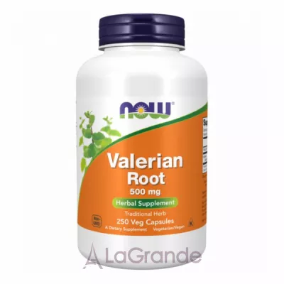 Now Foods Valerian Root Extract 500mg Veg Capsules    500   