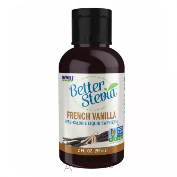 Now Foods Better Stevia Liquid Sweetener French Vanilla ������ ������������� 