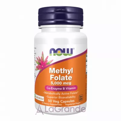 Now Foods Methyl Folate 5.000 mcg , 5.000 