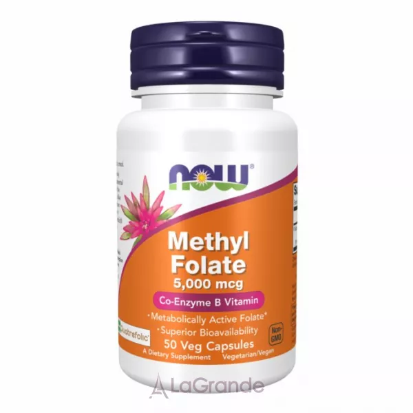 Now Foods Methyl Folate 5.000 mcg ����������, 5.000 ���