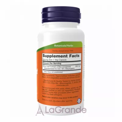 Now Foods Olive Leaf Extract     , 500