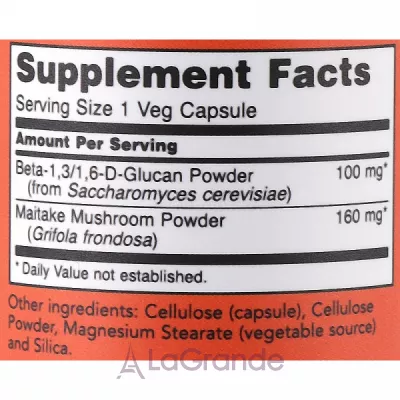 Now Foods Beta-1,3/1,6-D-Glucan     