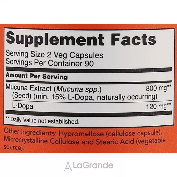 Now Foods Dopa Mucuna ������� ������� 
