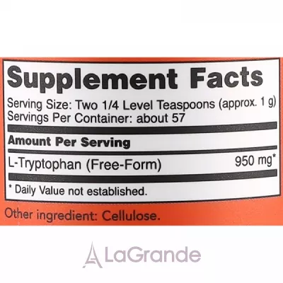 Now Foods L-Tryptophan Powder   