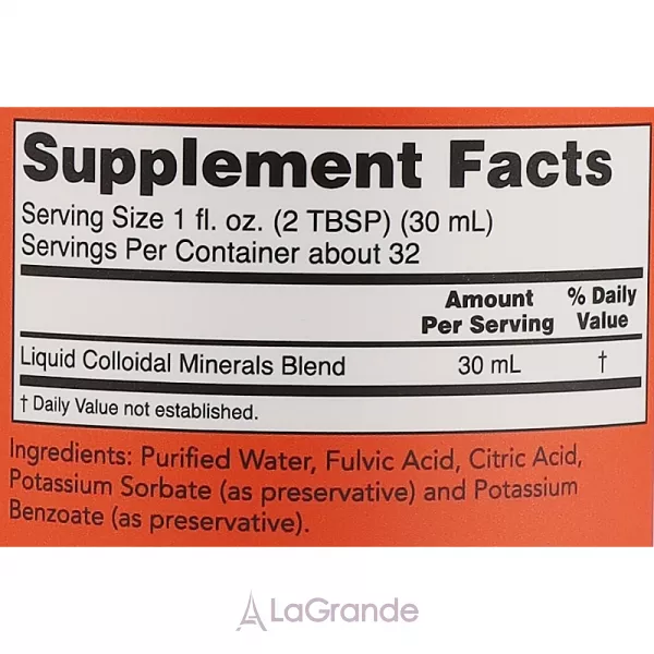Now Foods Colloidal Minerals ������� �������
