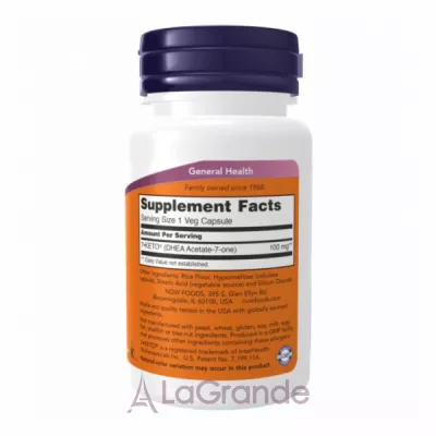 Now Foods 7-KETO 100mg   