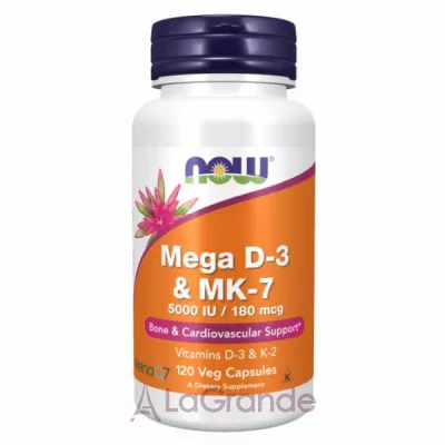 Now Foods Mega D-3 & MK-7   