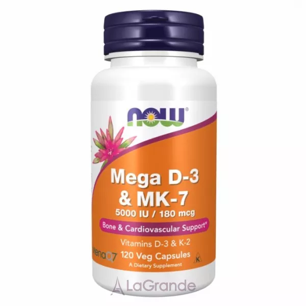 Now Foods Mega D-3 & MK-7 ������� ������� 
