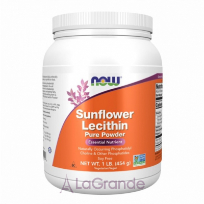 Now Foods Sunflower Lecithin Pure Powder   