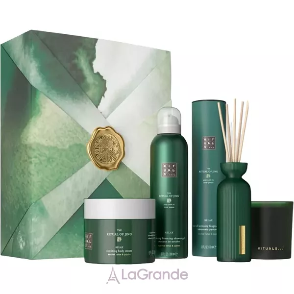 Rituals The Ritual Of Jing ����� (sh/foam 200ml+b/cream 200ml+candle 140gr+fr/stick 70ml)