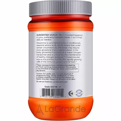 Now Foods Sports L-Glutamine Powder  