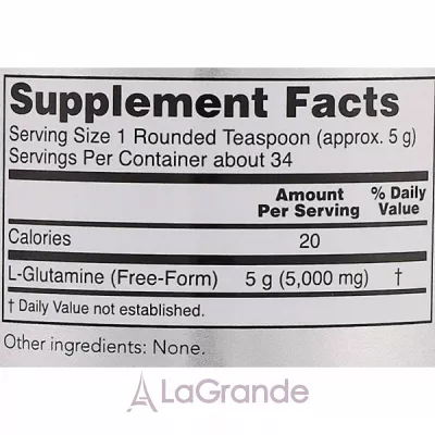 Now Foods Sports L-Glutamine Powder  