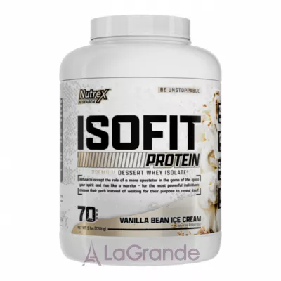Nutrex Research Isofit - 30srv Vanilla Bean Ice Cream   