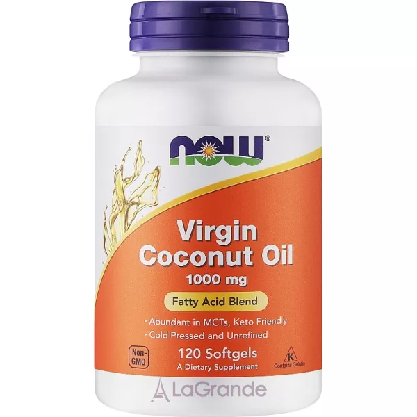 Now Foods Virgin Coconut Oil 1000 mg Softgels ĳ������ ������� 