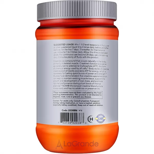 Now Foods Creatine Monohydrate Pure Powder ����������� �������