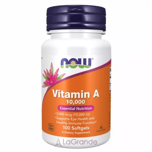 Now Foods Vitamin A 10,000 IU Essential Nutrition ������� ������� 