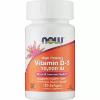 Now Foods Vitamin D-3 10000 IU Structural Support ����������� ������� "������� �-3"