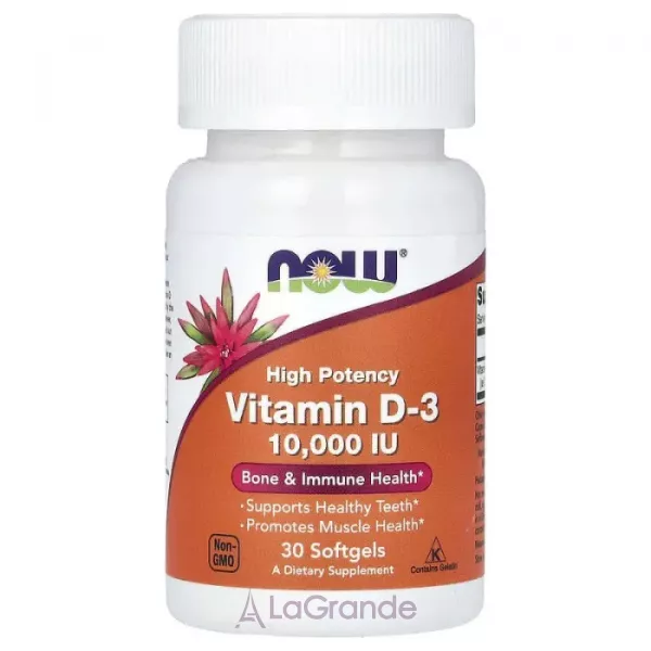 Now Foods Vitamin D-3 10000 IU Structural Support ĳ������ ������� 