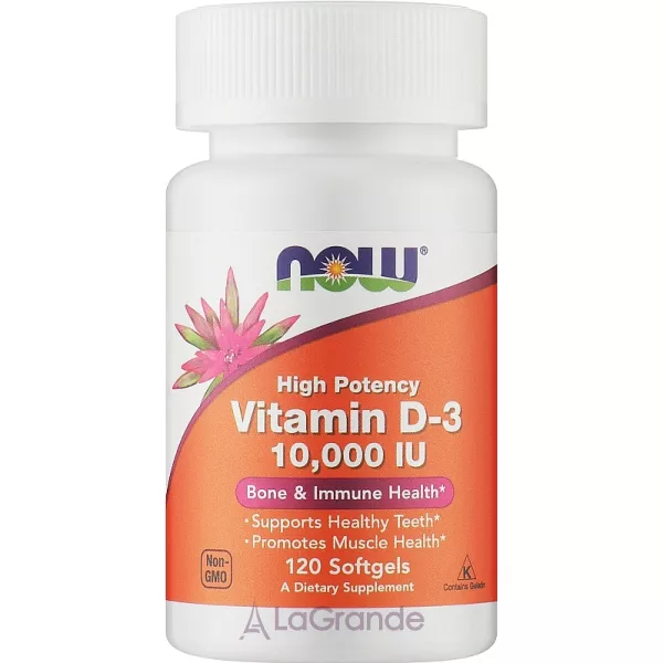 Now Foods Vitamin D-3 10000 IU Structural Support ĳ������ ������� 