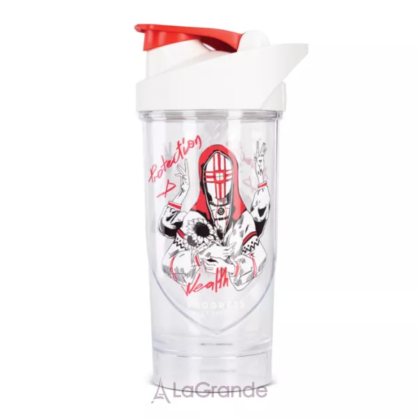 Progress Nutrition Shaker Protection and Wealth White ������ 