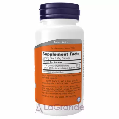 Now Foods 5-HTP 100 mg  