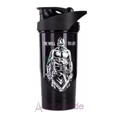 Shaker The Will To Life - 700ml Black-White     -