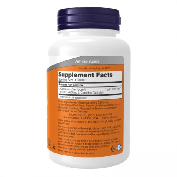 Now Foods L-Carnitine ������� L-��������, 1000 ��