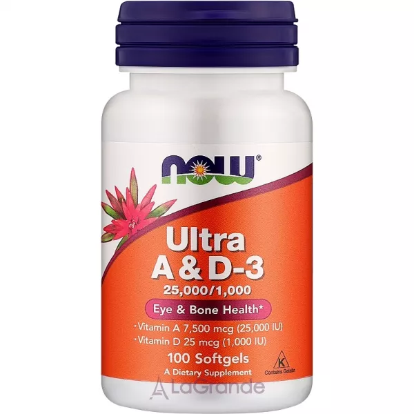 Now Foods Ultra A&D 25000/1000 ĳ������ ������� 