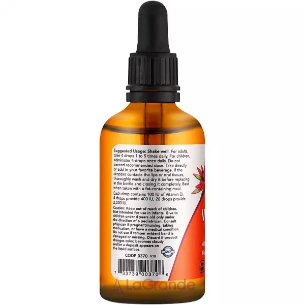 Now Foods Liquid Vitamin D3 400 IU ����� 