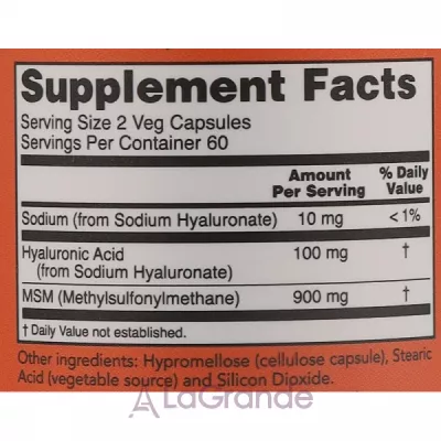 Now Foods Hyaluronic Acid 50 mg  