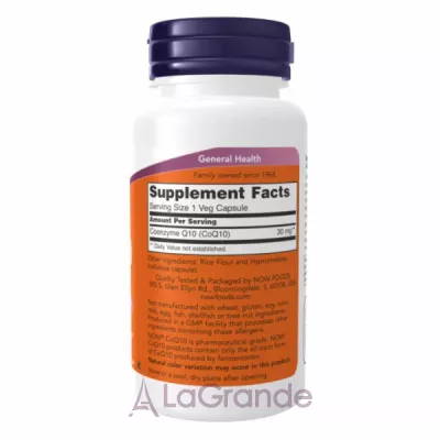 Now Foods CoQ10 30 mg   