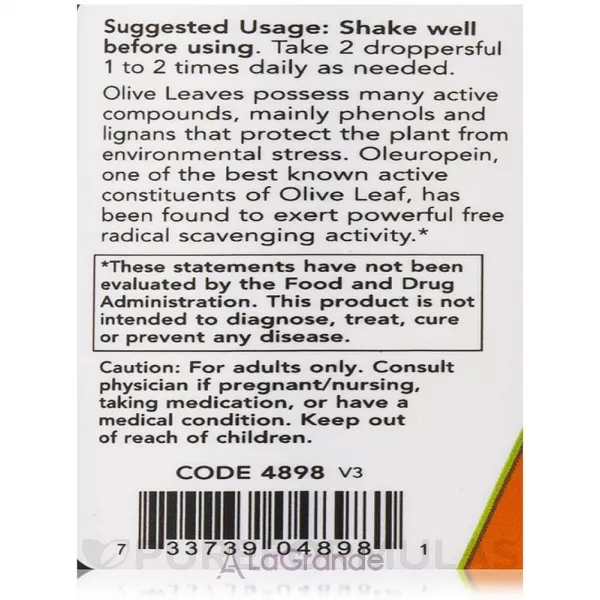 Now Foods Olive Leaf Glycerite ����������� �������� � ����� �����