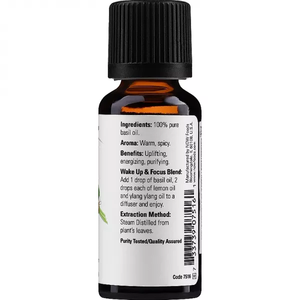 Now Foods Essential Oils 100% Pure Basil ������� ����� ��������