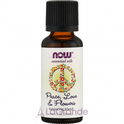 Now Foods Essential Oils Peace-Love & Flowers Balancing Blend   