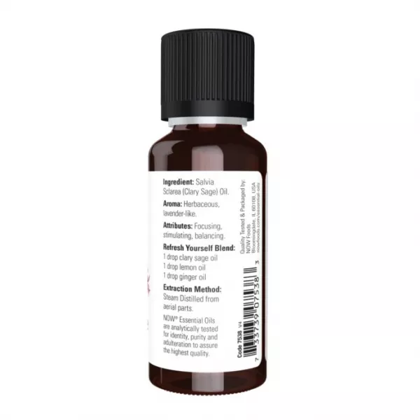 Now Foods Essential Oils 100% Pure Clary Sage ������� ����� ���������� ������