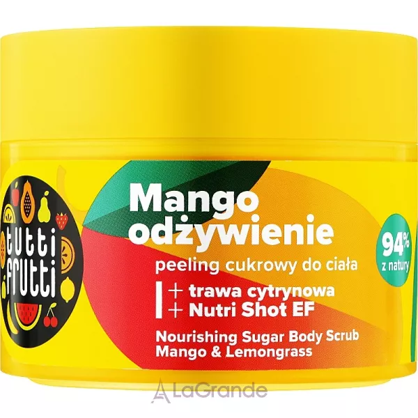 Farmona Tutti Frutti Nourishing Sugar Body Scrub Mango & Lemongrass ����������� ����� ��� ���� 