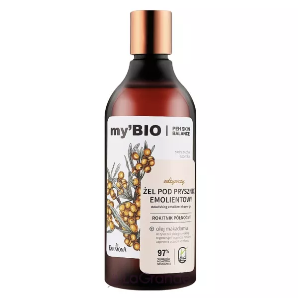 Farmona My'bio Nourishing Emolient Shower Gel Northern Sea Buckthorn ���� ��� ���� 