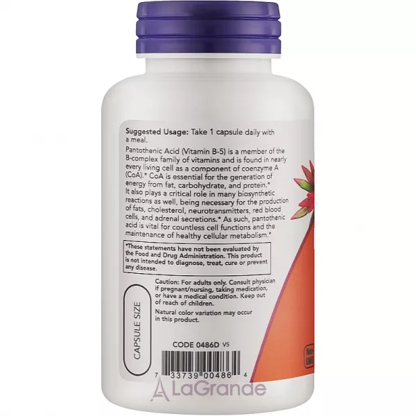 Now Foods Pantothenic Acid ������� 