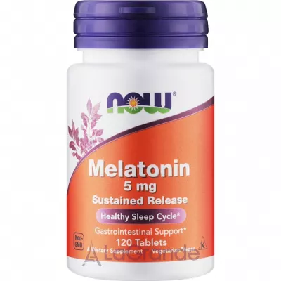 Now Foods Melatonin 5 mg   , 5 