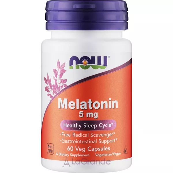 Now Foods Melatonin 5 mg ��������� �� ��������, 5 ��